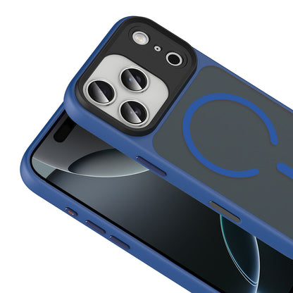 Apple iPhone 18 Pro Kılıf Mat Arka Yüzey Wireless Şarj Özellikli Zore Flet M-safe Kapak