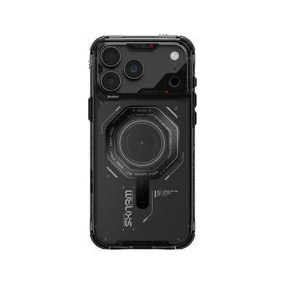 Apple iPhone 18 Pro Kılıf SkinArma M-safe Şarj Özellikli Airbag Tasarımlı Magma Kapak