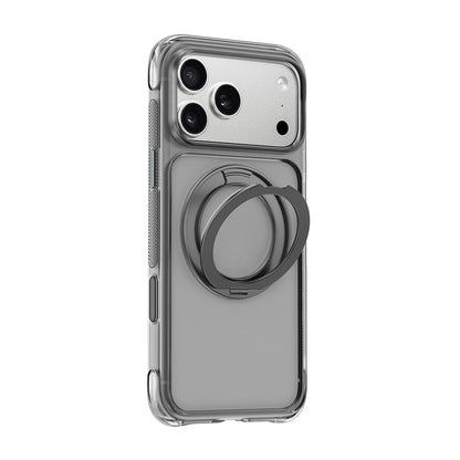 Apple iPhone 18 Pro Kılıf Wiwu AG-203 AeroGuard Ultra Serisi M-safe Şarj Özellikli Airbag Tasarımlı Standlı Kapak