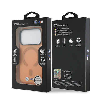 Apple iPhone 18 Pro Max Kılıf BMW Orjinal Lisanslı M-safe Şarj Özellikli Metal Buton Tasarımlı Buzlu IML Baskılı Kapak