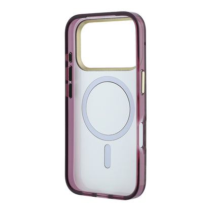 Apple iPhone 18 Pro Max Kılıf Karl Lagerfeld Orjinal Lisanslı M-safe Şarj Özellikli Gold Metal Kamera Çerçeveli Çiçek Tasarımlı Kapak