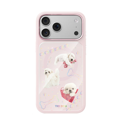 Apple iPhone 18 Pro Max Kılıf M-safe Şarj Özellikli 3D Baskılı Tasarım Mutural The Dog Serisi Kapak