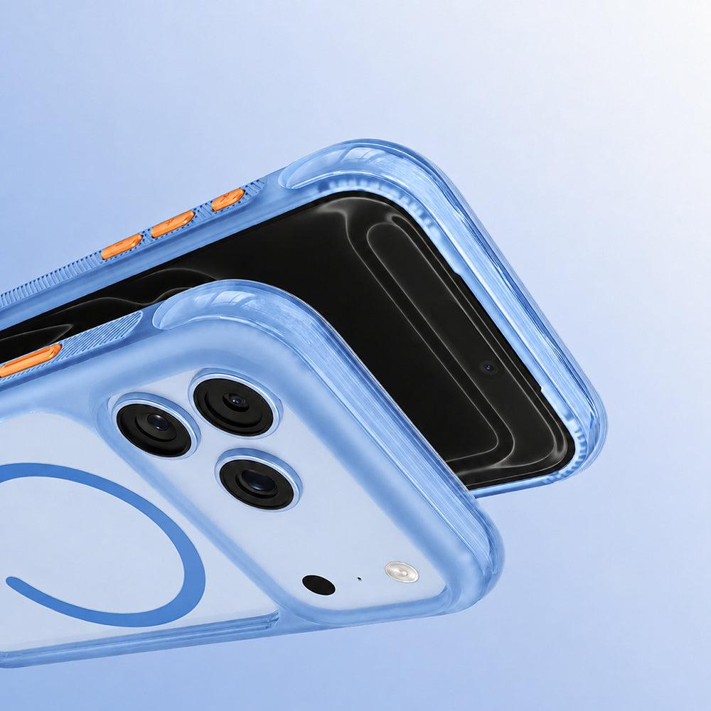 Apple iPhone 18 Pro Max Kılıf M-safe Şarj Özellikli Airbag Tasarımlı Mutural Air Shield Serisi Kapak