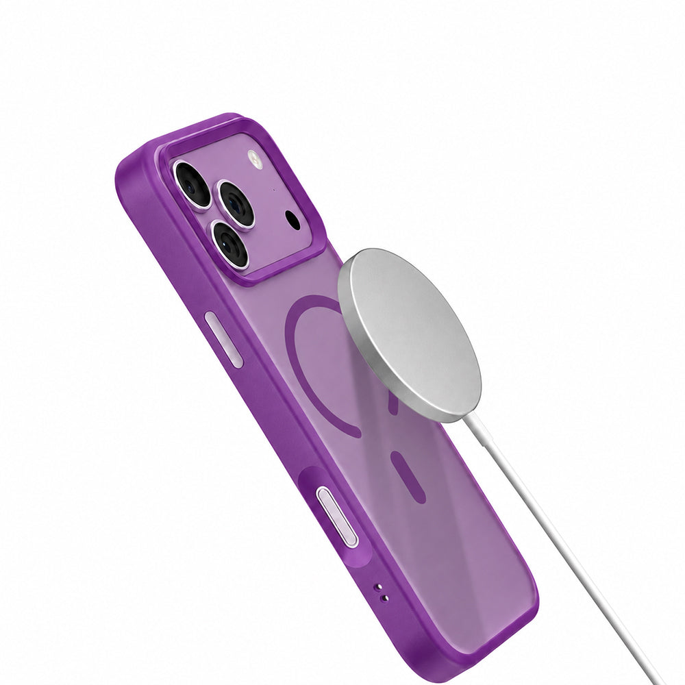 Apple iPhone 18 Pro Max Kılıf M-safe Şarj Özellikli Airbag Tasarımlı Mutural Mist Serisi Kapak