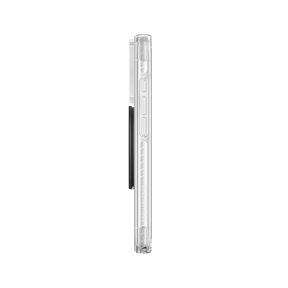 Apple iPhone 18 Pro Max Kılıf M-safe Şarj Özellikli Amazingthing Titan Pro Serisi Pop Ring Standlı Set