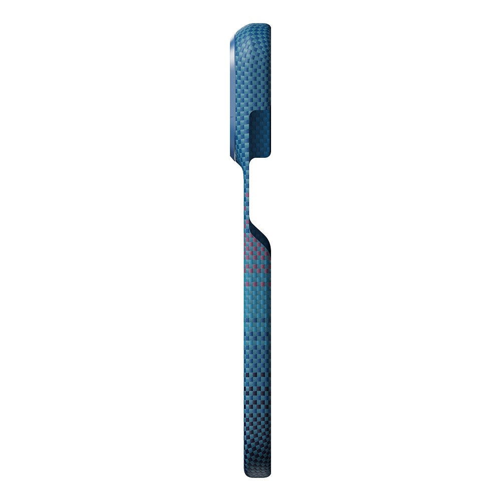Apple iPhone 18 Pro Max Kılıf M-safe Şarj Özellikli Aramid Karbon Fiber Pitaka Moonrise 2.0 Nights Serisi Kapak