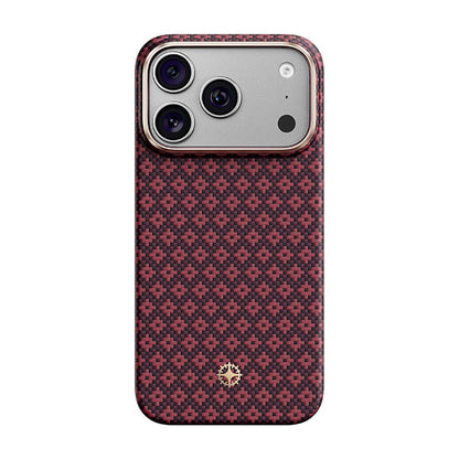 Apple iPhone 18 Pro Max Kılıf M-Safe Şarj Özellikli Benks ArmorAir ArmorGrid Serisi C1 Kevlar Karbon Kapak