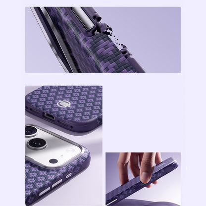 Apple iPhone 18 Pro Max Kılıf M-Safe Şarj Özellikli Benks ArmorPro ArmorEdge X9 Serisi Kevlar Karbon Kapak