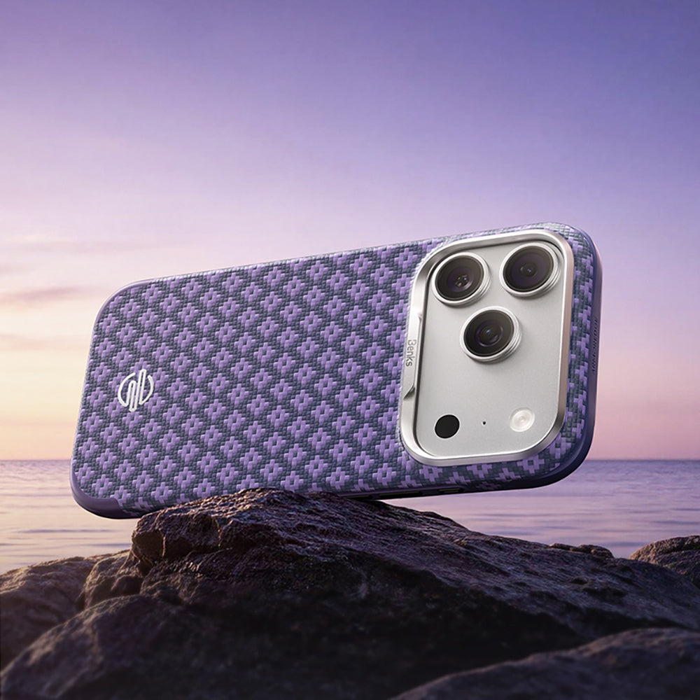 Apple iPhone 18 Pro Max Kılıf M-Safe Şarj Özellikli Benks ArmorPro ArmorEdge X9 Serisi Kevlar Karbon Kapak