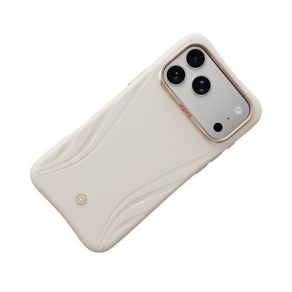 Apple iPhone 18 Pro Max Kılıf M-Safe Şarj Özellikli Çizgili Logolu Udemos Freedom Serisi Kapak