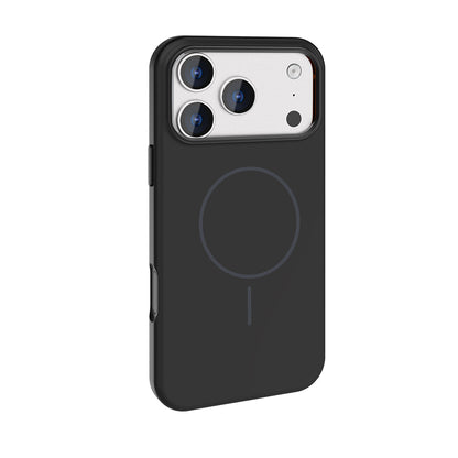 Apple iPhone 18 Pro Max Kılıf M-Safe Şarj Özellikli Metal Kamera Çerçeveli Zore Edi Silikon Kapak
