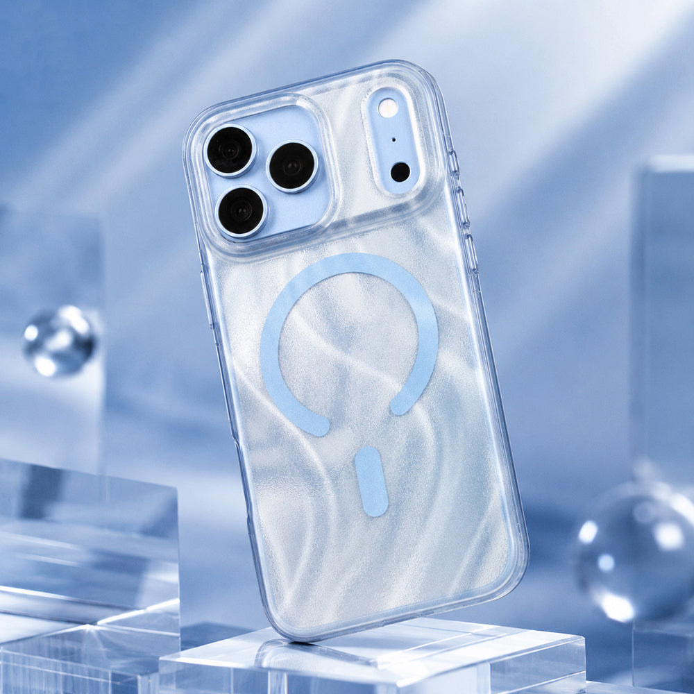 Apple iPhone 18 Pro Max Kılıf M-safe Şarj Özellikli Mutural Glow Desert Serisi Kapak