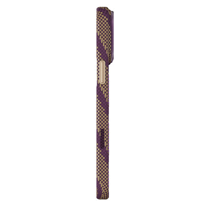 Apple iPhone 18 Pro Max Kılıf M-safe Şarj Özellikli Raptic Aramid Skin Scepter Serisi Karbon Kapak