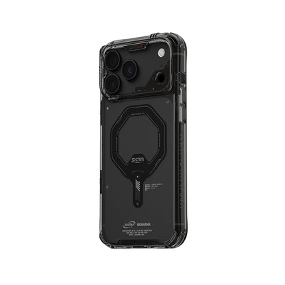 Apple iPhone 18 Pro Max Kılıf M-safe Şarj Özellikli Şeffaf Airbag Tasarımlı Skinarma Saido Mag-Charge Kapak