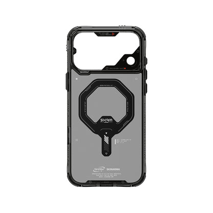 Apple iPhone 18 Pro Max Kılıf M-safe Şarj Özellikli Şeffaf Airbag Tasarımlı Skinarma Saido Mag-Charge Kapak