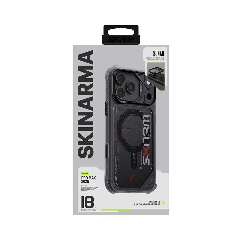 Apple iPhone 18 Pro Max Kılıf M-safe Şarj Özellikli Skinarma Sonar Kapak