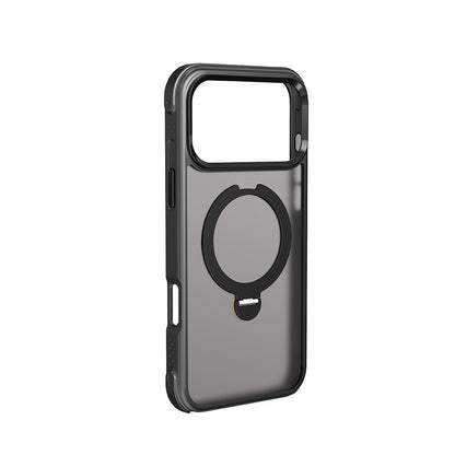 Apple iPhone 18 Pro Max Kılıf M-safe Şarj Özellikli Standlı Lenyes Eclat Kapak