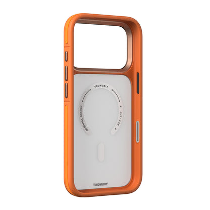 Apple iPhone 18 Pro Max Kılıf M-safe Şarj Özellikli Youngkit Rock Sand Serisi Kapak