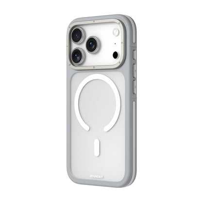 Apple iPhone 18 Pro Max Kılıf M-safe Şarj Özellikli Youngkit Rock Sand Serisi Kapak