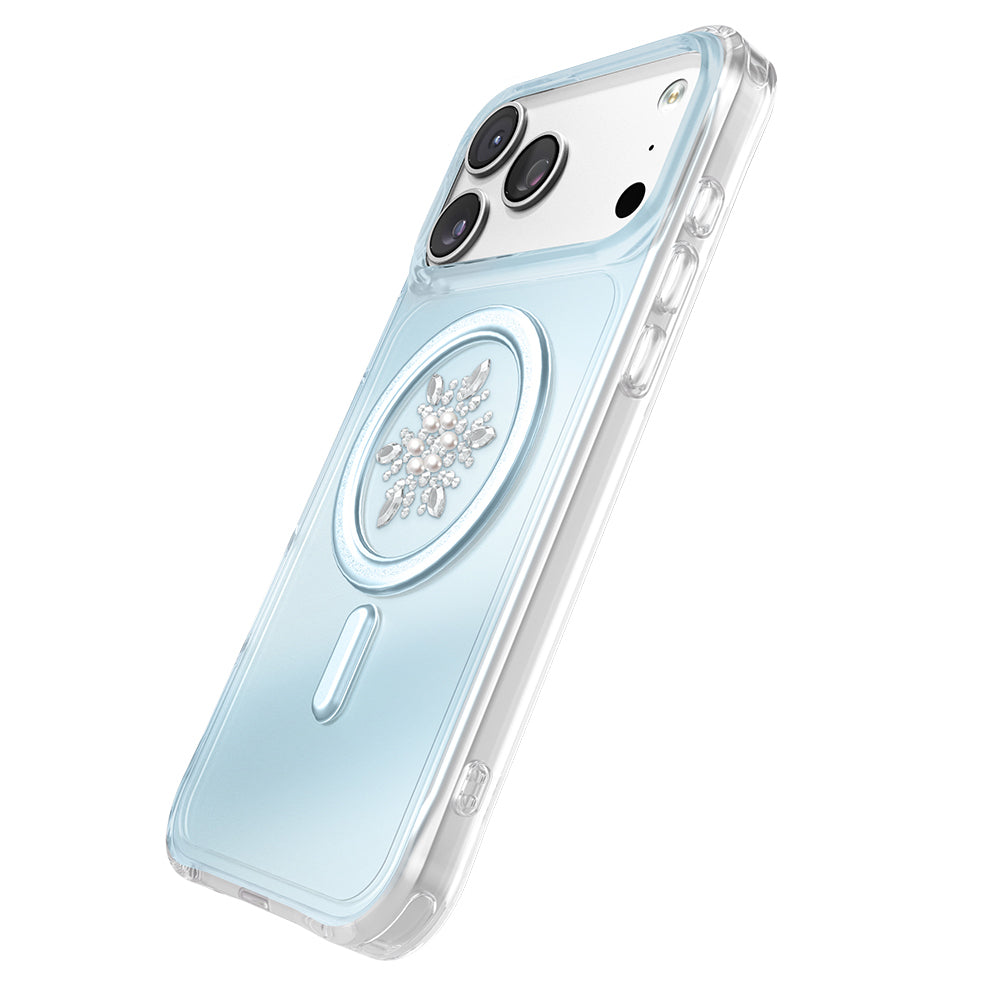 Apple iPhone 18 Pro Max Kılıf M-Safe Şarj Özellikli Zore Paris Mova Sert PC Kapak