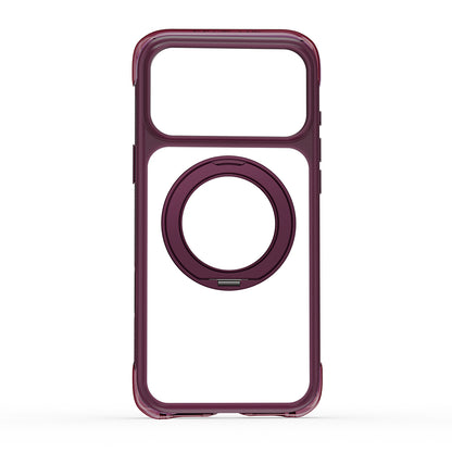 Apple iPhone 18 Pro Max Kılıf Wiwu AG-203 AeroGuard Ultra Serisi M-safe Şarj Özellikli Airbag Tasarımlı Standlı Kapak