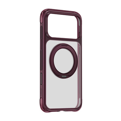 Apple iPhone 18 Pro Max Kılıf Wiwu AG-203 AeroGuard Ultra Serisi M-safe Şarj Özellikli Airbag Tasarımlı Standlı Kapak