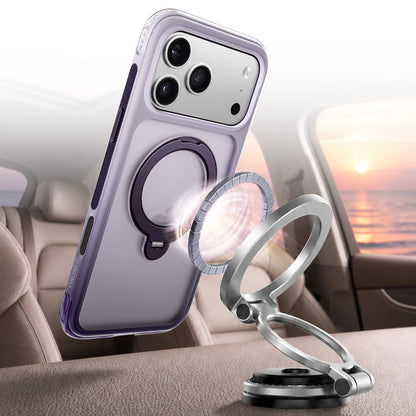 Apple iPhone 18 Pro Max Kılıf Wiwu AS-204 AeroShield Aurora Ultra Serisi M-safe Şarj Özellikli Airbag Tasarımlı Standlı Kapak