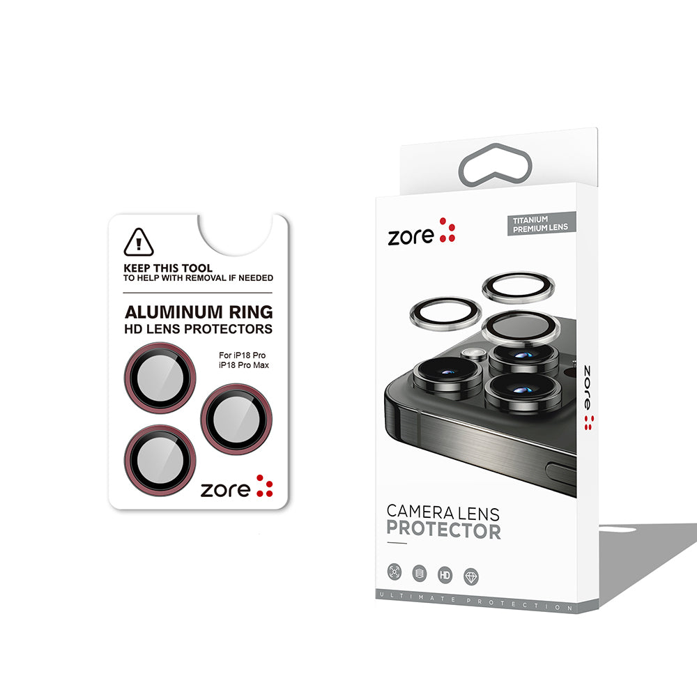 Apple iPhone 18 Pro Max Zore CL-12 Premium Safir Parmak İzi Bırakmayan Anti-Reflective Kamera Lens Koruyucu