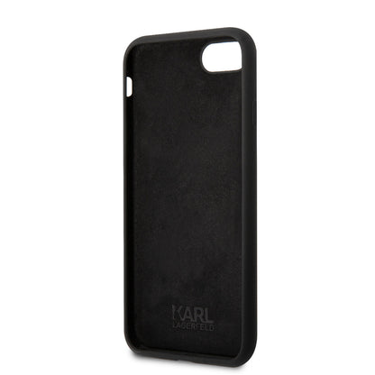 iPhone 7 Kılıf Karl Lagerfeld Silikon Choupette Dizayn Kapak