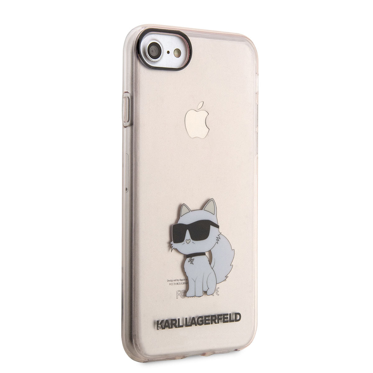 iPhone 7 Kılıf Karl Lagerfeld Transparan Choupette Dizayn Kapak