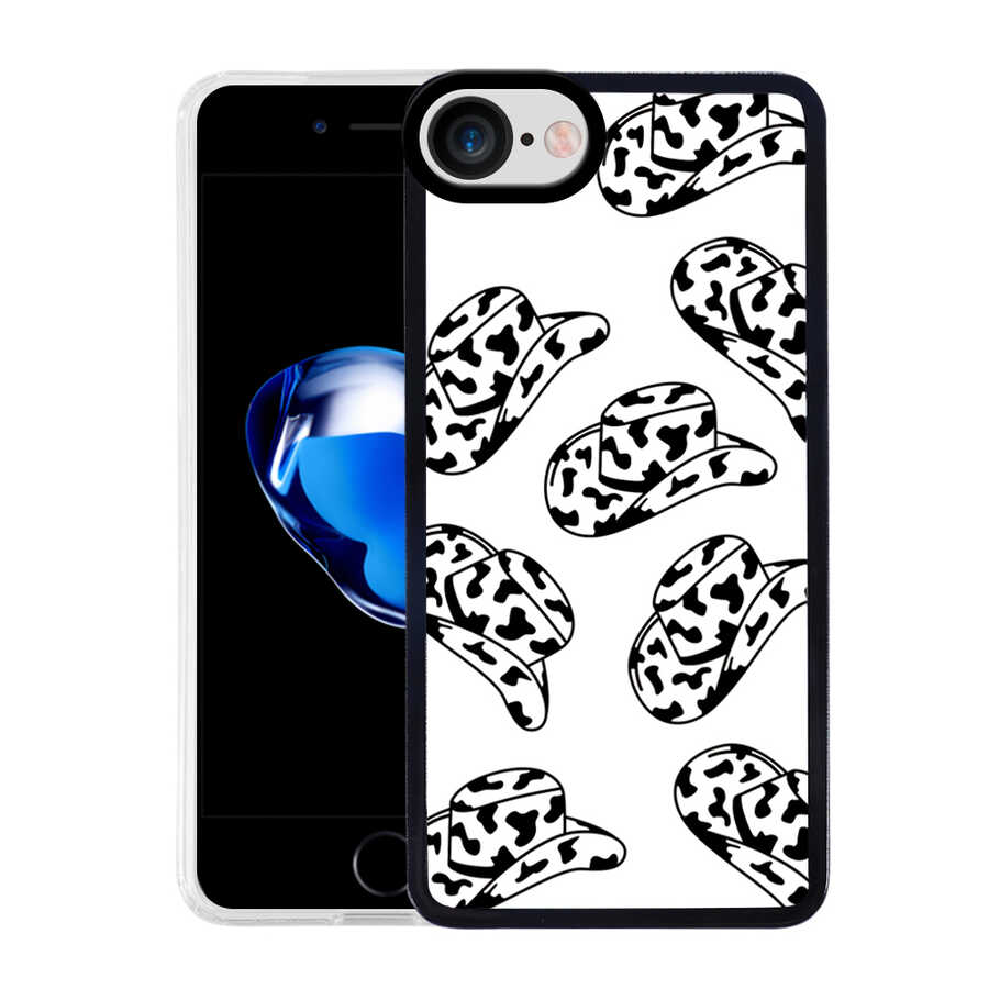 Apple iPhone 7 Kılıf Zore M-Fit Desenli Kapak
