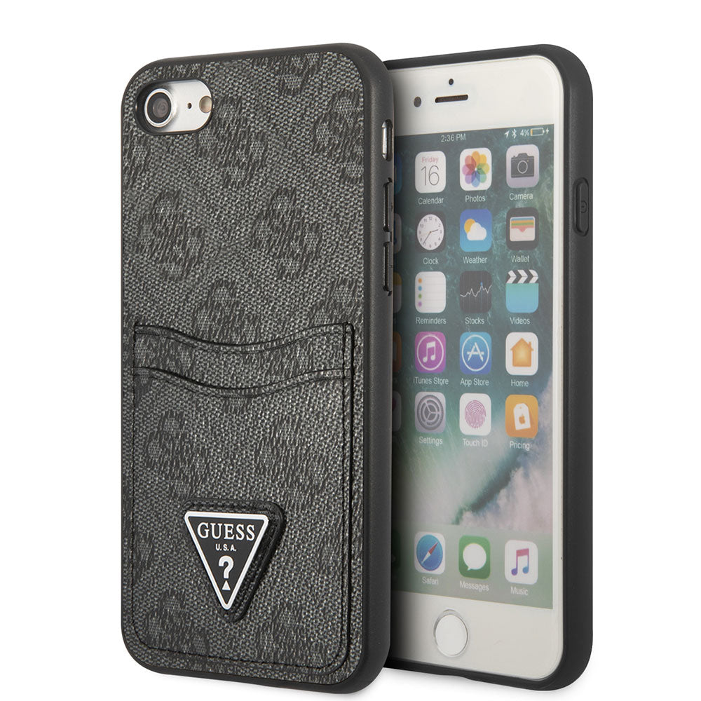 iPhone 8 Kılıf GUESS Çift Kart Bölmeli Kapak