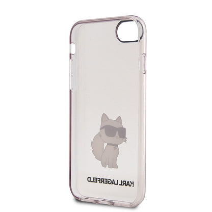 iPhone 8 Kılıf Karl Lagerfeld Transparan Choupette Dizayn Kapak