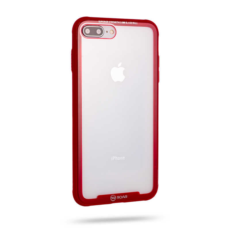 iPhone 8 Plus Kılıf Roar Glassoul Airframe Kapak
