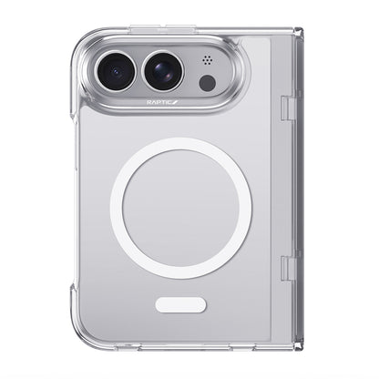 Apple iPhone Duo Kılıf M-Safe Şarj Özellikli Raptic Air Clear Serisi Airbagli Kapak