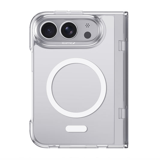 Apple iPhone Duo Kılıf M-Safe Şarj Özellikli Raptic Air Clear Serisi Airbagli Kapak