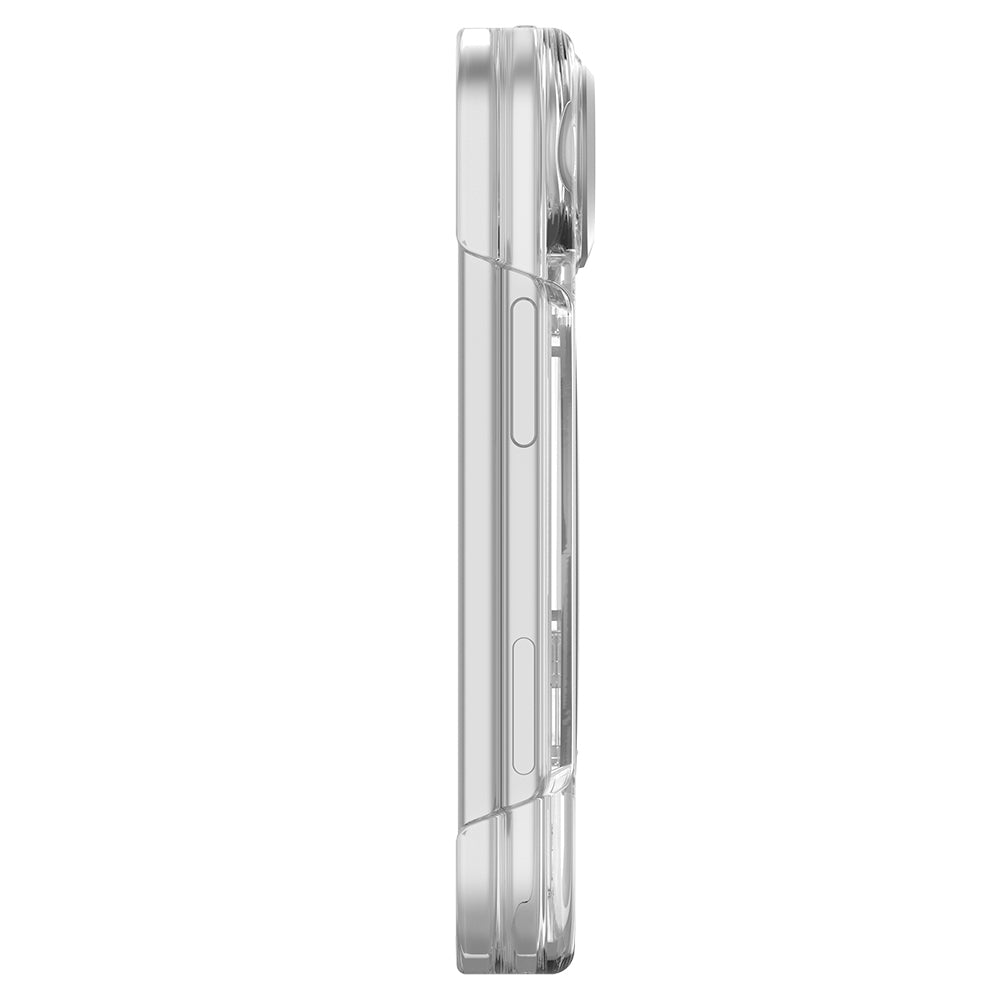 Apple iPhone Duo Kılıf M-Safe Şarj Özellikli Raptic Air Clear Serisi Airbagli Kapak