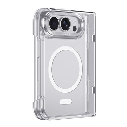 Apple iPhone Duo Kılıf M-Safe Şarj Özellikli Raptic Air Clear Serisi Airbagli Kapak