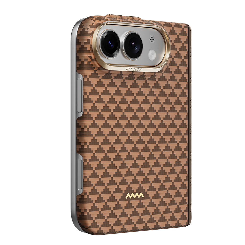 Apple iPhone Duo Kılıf M-safe Şarj Özellikli Raptic Aramid SkinPro Origin Serisi Karbon Kapak