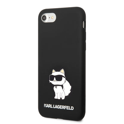 iPhone SE 2020 Kılıf Karl Lagerfeld Silikon Choupette Dizayn Kapak