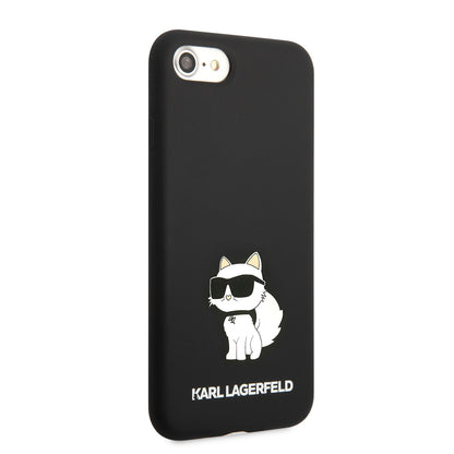 iPhone SE 2020 Kılıf Karl Lagerfeld Silikon Choupette Dizayn Kapak