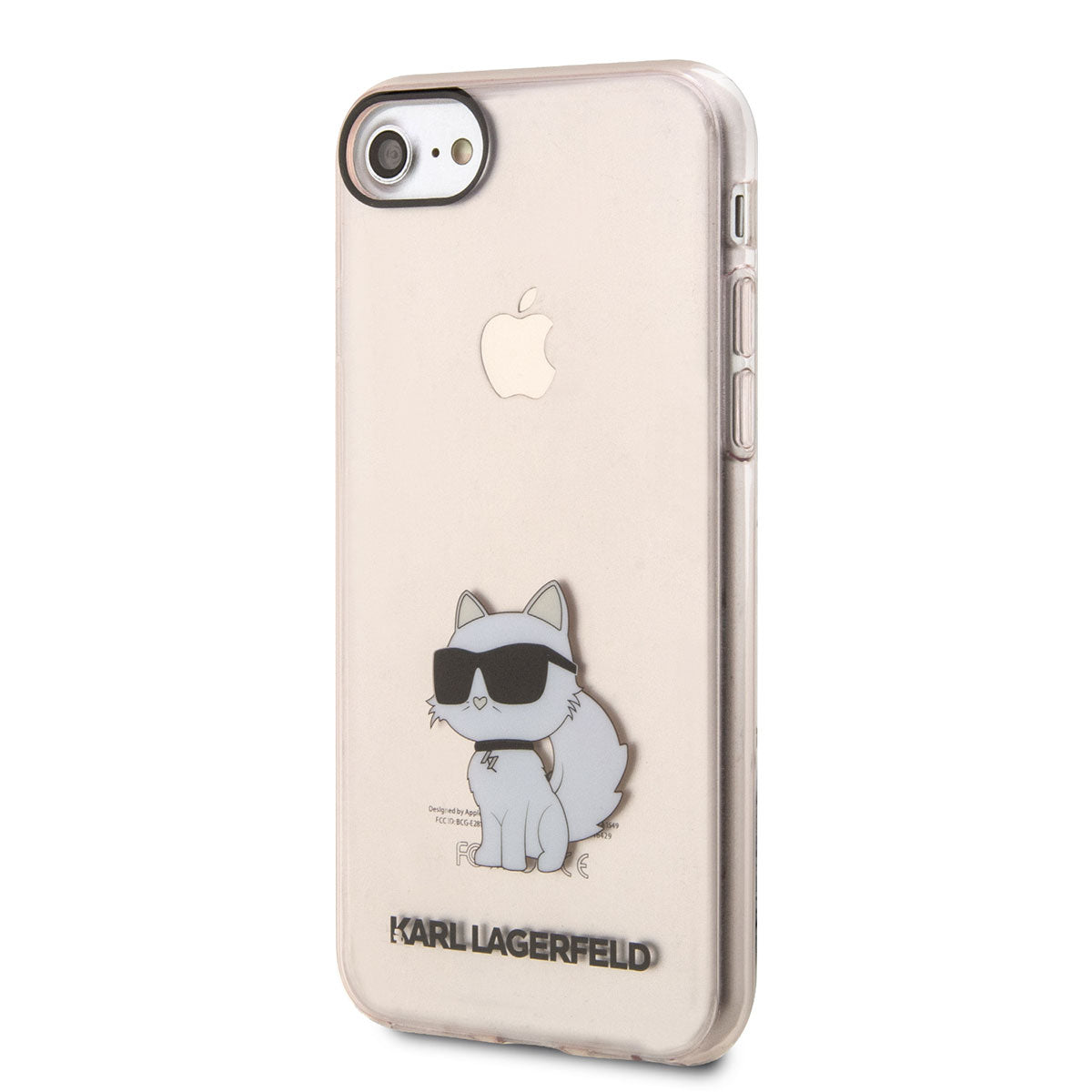 iPhone SE 2020 Kılıf Karl Lagerfeld Transparan Choupette Dizayn Kapak