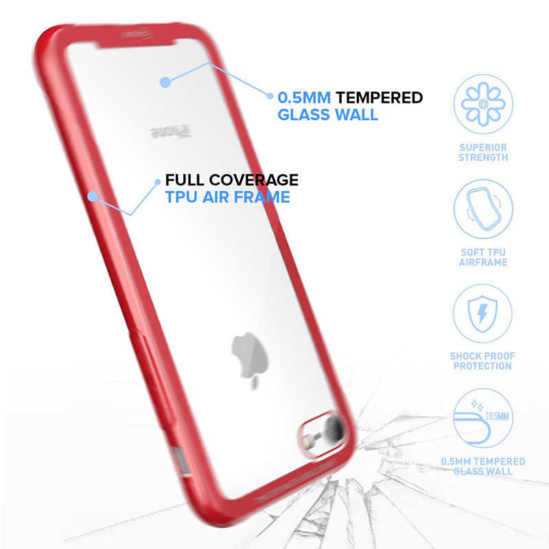 iPhone SE 2020 Kılıf Roar Glassoul Airframe Kapak