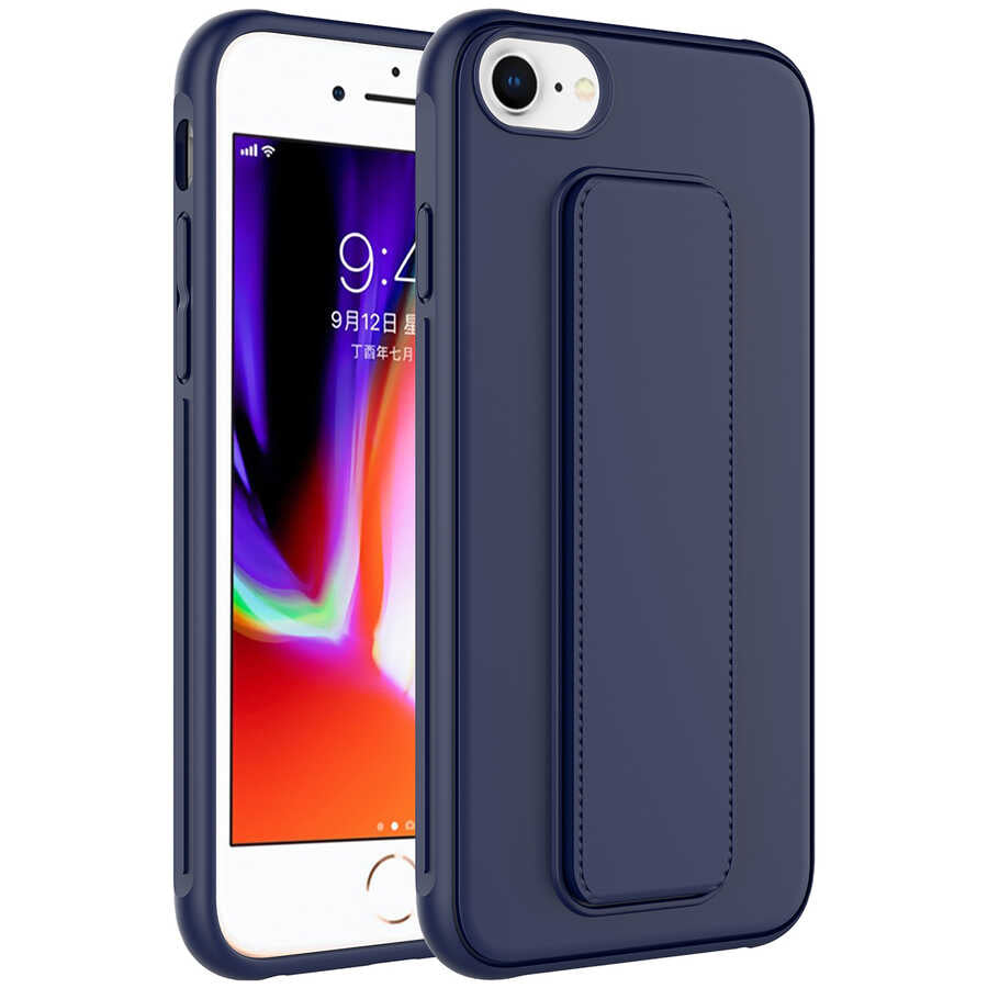 Apple iPhone SE 2020 Kılıf Zore Qstand Kapak