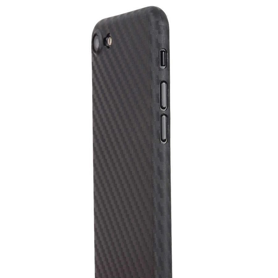 iPhone SE 2022 Kılıf Wiwu Skin Carbon PP Kapak