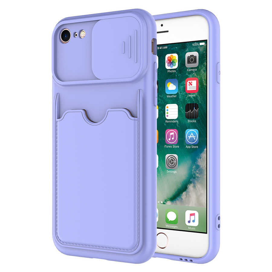 Apple iPhone SE 2022 Kılıf Zore Kartix Kapak