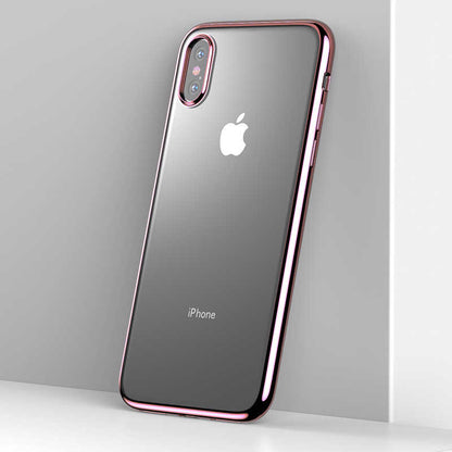 iPhone X Benks Magic Glitz Ultra-Thin Transparent Protective Soft Kapak