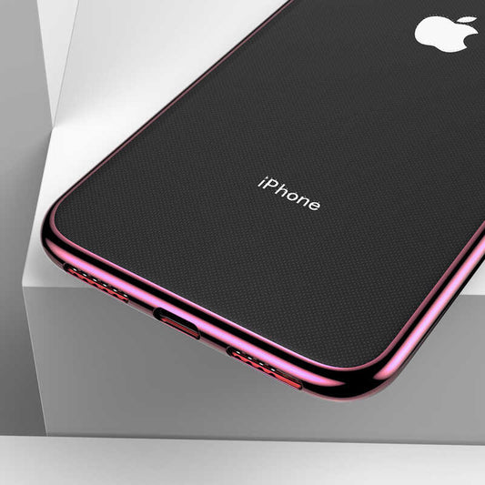 iPhone X Benks Magic Glitz Ultra-Thin Transparent Protective Soft Kapak