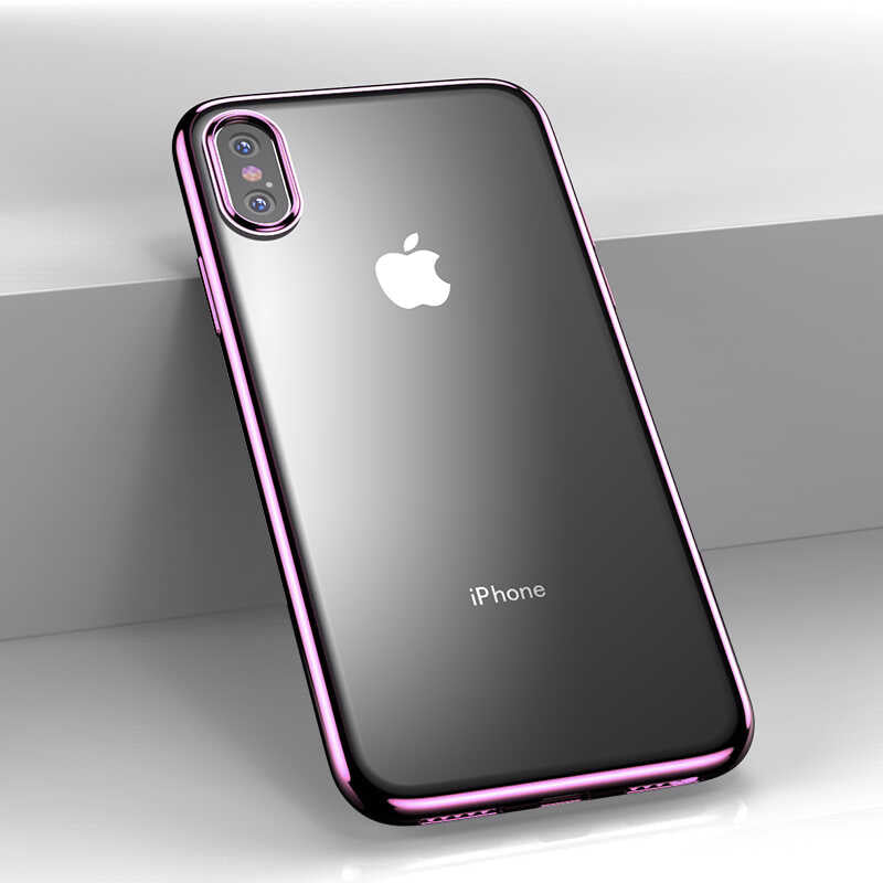 iPhone X Benks Magic Glitz Ultra-Thin Transparent Protective Soft Kapak