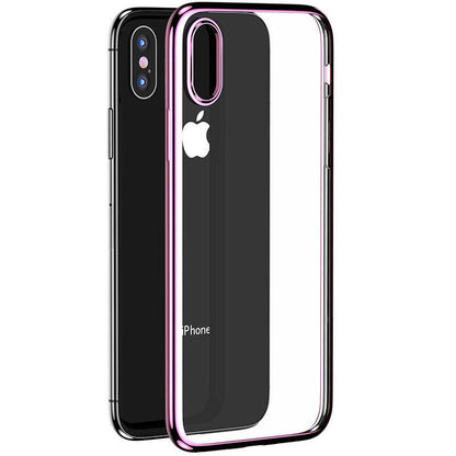 iPhone X Benks Magic Glitz Ultra-Thin Transparent Protective Soft Kapak